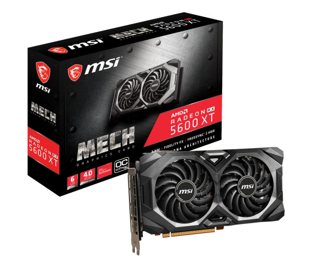 MSI Radeon RX 5600 XT MECH OC 6GB GDDR6